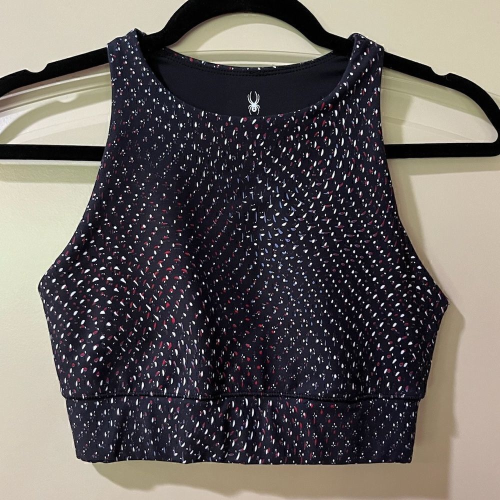 SPYDER Active Sports Bra Black Women’s Size Small